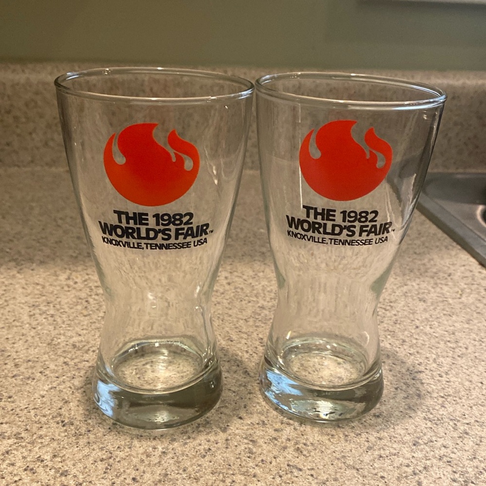 Vintage 1982 World’s Fair Glasses set of 2